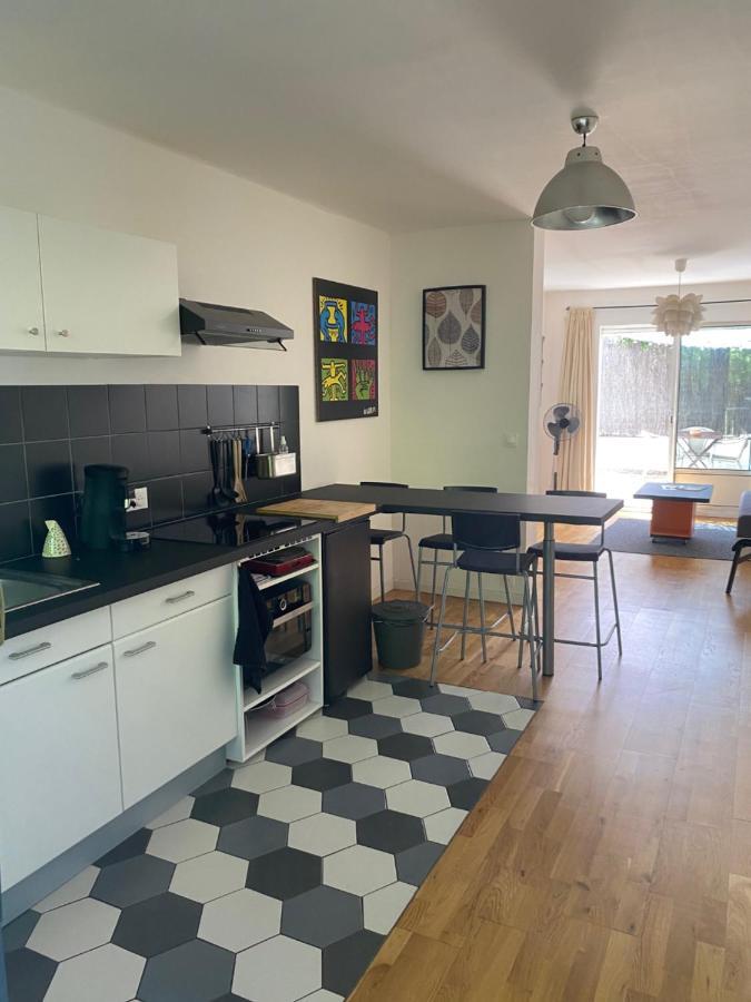 蒙彼利埃Grand Studio De 38M2 Et Cour Independante De 25M2 Dont Wifi Et Netflix公寓 外观 照片