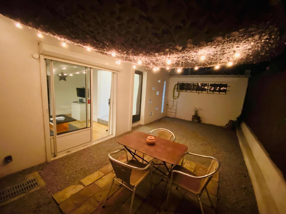 蒙彼利埃Grand Studio De 38M2 Et Cour Independante De 25M2 Dont Wifi Et Netflix公寓 外观 照片